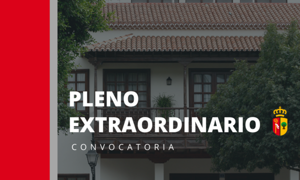 Convocatoria Extraordinaria del Pleno el día 15 de Octubre de 2025